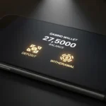 Касса мобильного казино с балансом и функциями пополнения